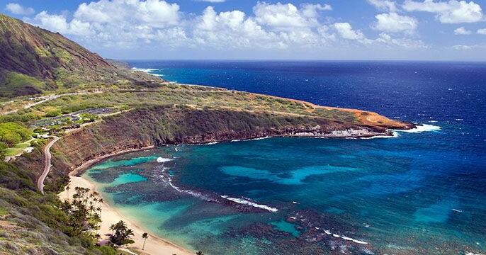 夏威夷群岛的面积：1.67万平方千米